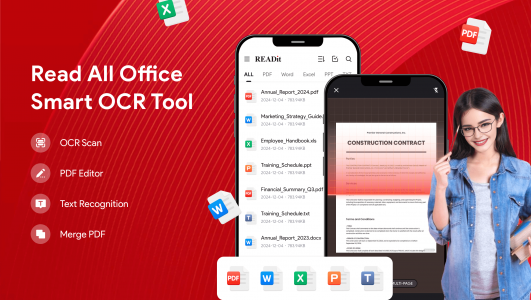اسکرین شات 1 برنامه READit: PDF Reader & Editor