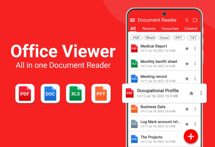 اسکرین شات 1 برنامه PDF Reader - Document Reader