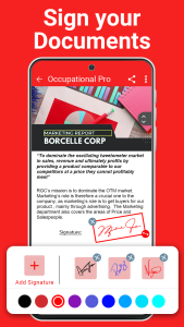اسکرین شات 3 برنامه PDF Reader - Document Reader