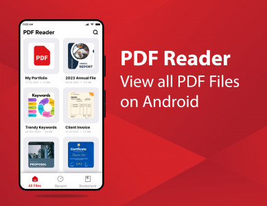 اسکرین شات برنامه PDF Reader App - PDF Viewer 1