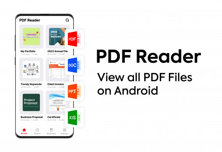 اسکرین شات 1 برنامه PDF Reader App - PDF Viewer
