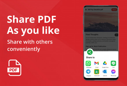 اسکرین شات برنامه پی دی اف خوان - PDF Reader 8