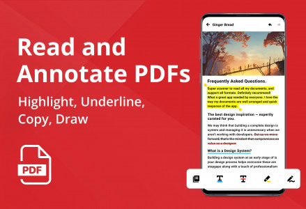 اسکرین شات برنامه پی دی اف خوان - PDF Reader 4