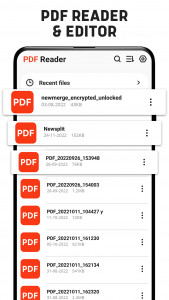 اسکرین شات 1 برنامه PDF Reader and PDF Editor App