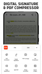 اسکرین شات برنامه PDF Reader and Editor 3