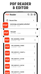اسکرین شات 1 برنامه PDF Reader and PDF Editor App