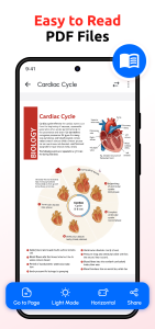 اسکرین شات 2 برنامه PDF Reader - Read All PDF