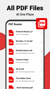 اسکرین شات 2 برنامه PDF Reader - Read All PDF
