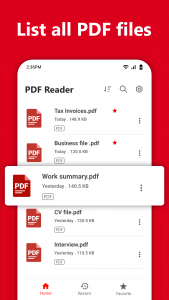 اسکرین شات 2 برنامه PDF Reader - PDF Viewer App