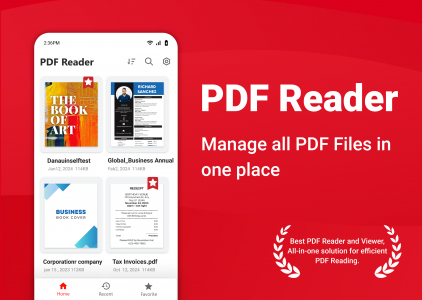 اسکرین شات 1 برنامه PDF Reader - PDF Viewer App