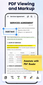اسکرین شات 3 برنامه PDF Reader - PDF Editor