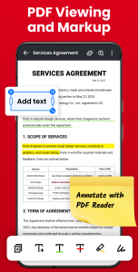 اسکرین شات 3 برنامه PDF Reader - PDF Editor
