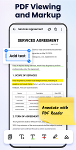 اسکرین شات 3 برنامه PDF Reader - PDF Editor