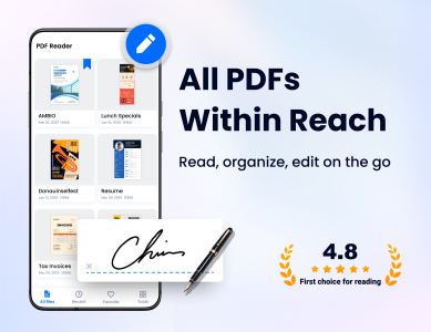 اسکرین شات 1 برنامه PDF Reader - PDF Editor