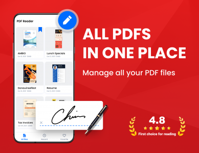 اسکرین شات برنامه PDF Reader - PDF Editor 1