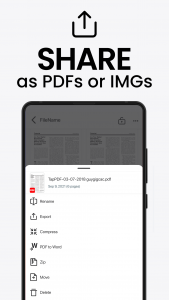 اسکرین شات برنامه PDF Scanner app - TapScanner 4