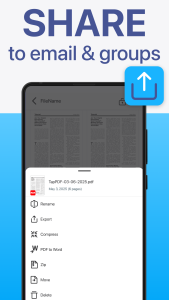 اسکرین شات 4 برنامه PDF Scanner app - TapScanner