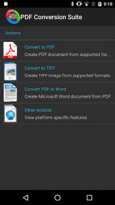 اسکرین شات برنامه PDF Conversion Suite 1