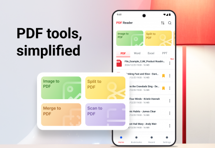 اسکرین شات برنامه PDF Reader and PDF Editor 4
