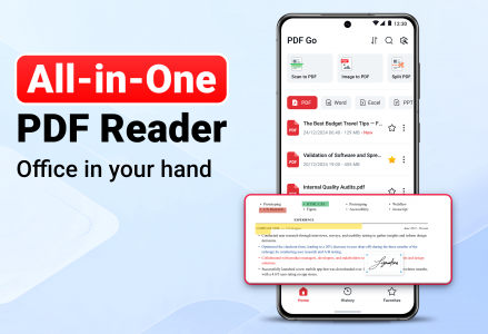 اسکرین شات 1 برنامه PDF Reader, All PDF Viewer