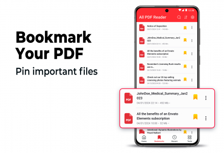 اسکرین شات برنامه PDF Reader, All PDF Viewer 8