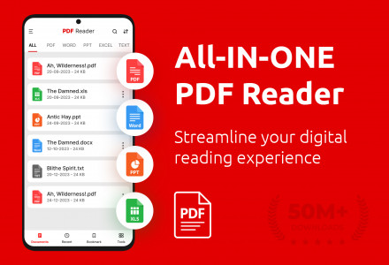 اسکرین شات برنامه PDF Reader App : Read All PDF 1
