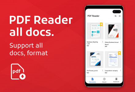 اسکرین شات برنامه PDF Reader App : Read All PDF 1