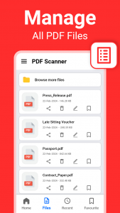 اسکرین شات برنامه PDF Scanner App 5