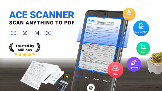 اسکرین شات برنامه PDF Scanner - Document Scanner 1