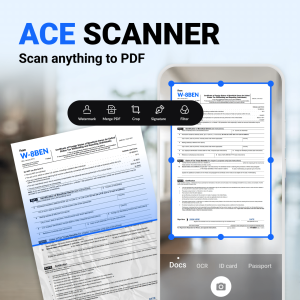 اسکرین شات 1 برنامه PDF Scanner - Document Scanner