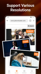 اسکرین شات 3 برنامه PDownloader - Video Downloader