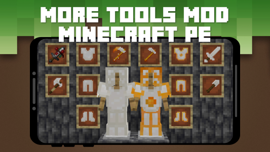 اسکرین شات برنامه More Tools Mod for Minecraft 3