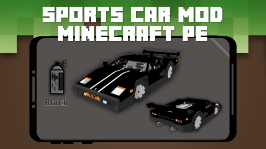 اسکرین شات برنامه Sports Car Mod for Minecraft 2