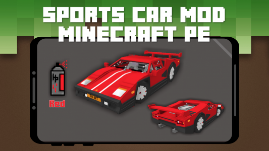 اسکرین شات برنامه Sports Car Mod for Minecraft 8