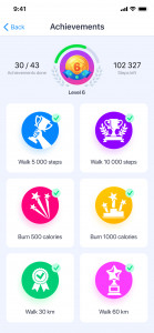 اسکرین شات 4 برنامه Pedometer - Run & Step Counter