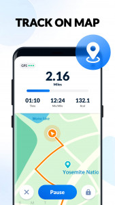 اسکرین شات برنامه Pedometer - Step Counter 3