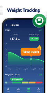 اسکرین شات 4 برنامه Step Counter - Pedometer