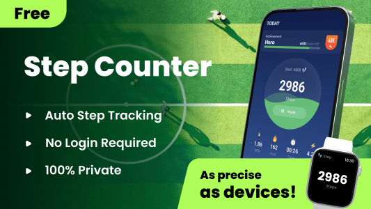 اسکرین شات برنامه Step Counter - Pedometer 1