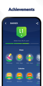 اسکرین شات 5 برنامه Step Counter - Pedometer