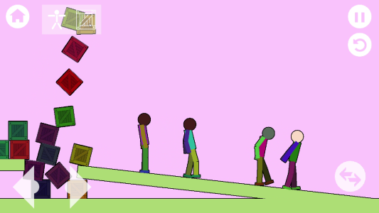 اسکرین شات 3 بازی 2D Geometry Ragdoll Playground