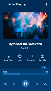 اسکرین شات برنامه Music Player - MP3 Player App 3