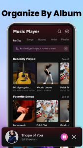 اسکرین شات برنامه Music Player & MP3 - XMusic 6