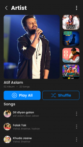 اسکرین شات برنامه Music Player - MP3 Player App 5