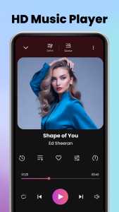 اسکرین شات برنامه Music Player & MP3 - XMusic 3