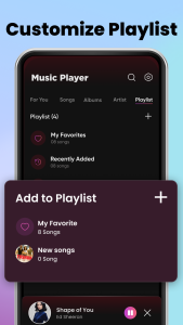 اسکرین شات 5 برنامه Music Player: Play MP3 Offline
