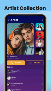 اسکرین شات برنامه Music Player & MP3 - XMusic 7