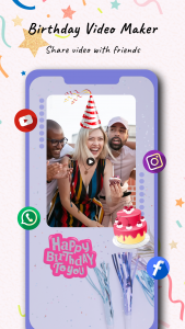 اسکرین شات 5 برنامه Birthday Video Maker