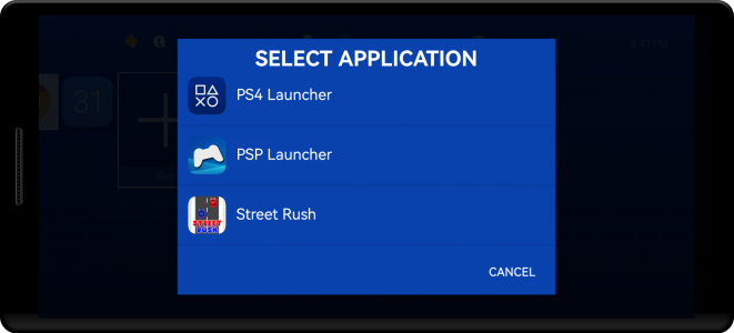 اسکرین شات برنامه PS4 Launcher - Simulator 5