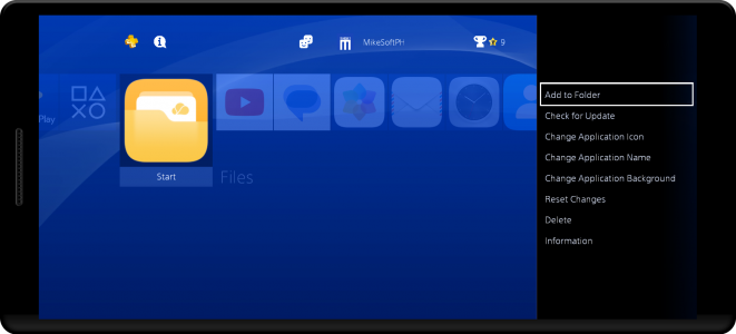 اسکرین شات برنامه PS4 Launcher - Simulator 4