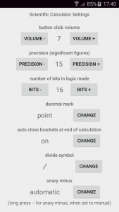 اسکرین شات برنامه Scientific Calculator 7